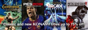 Konami - not available in all regions, please check availability in your region