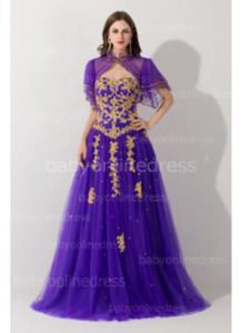 Sweetheart Tulle Purple Mother of the Bride Dress 2019 Appliques Sweep Train Party Gowns
