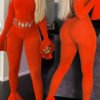 Lovely Sexy Backless Orange One-piece Jumpsuit(Without Accessory) 3