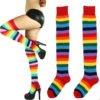 Lovely Sweet Striped Multicolor Bodystocking 3