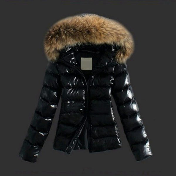 Lovely Casual Winter Short Black Coat 2