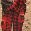 Lovely Family Plaid Printed Red And Black Boys One-piece Jumpsuit 3