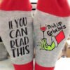 Lovely Christmas Day Letter Red Socks 3