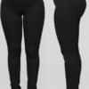 Lovely Trendy Skinny Black Pants 3