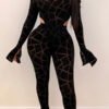 Lovely Casual Skinny Black One-piece Jumpsuit 3