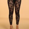 Lovely Casual Lace Patchwork Black Pants 3