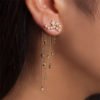 Lovely Trendy Gold Earring 3