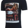 Lovely Leisure Basic Print Black T-shirt 3