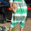 Lovely Chic Loose Print Green Pants 3