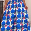 Lovely Chic Print Loose Blue Skirt 3