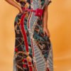 Lovely Casual Print Multicolor Maxi Plus Size Dress 3