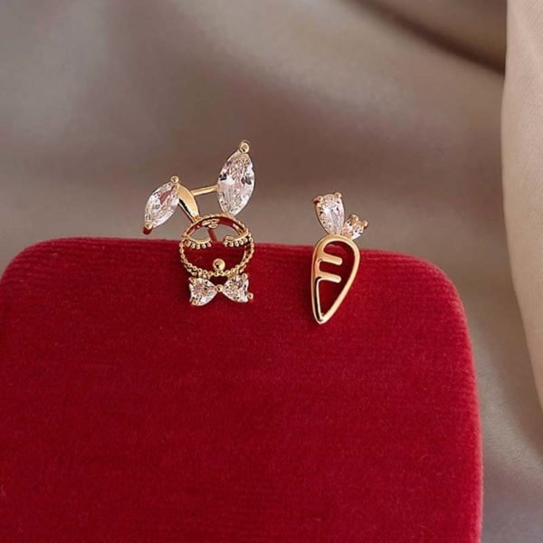 Lovely Trendy Hollow-out Gold Earring 2