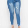 Lovely Casual Skinny Blue Jeans 3