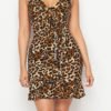 Lovely Trendy Leopard Print Mini Dress 3