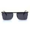 Lovely Chic Rimless Black Sunglasses 3