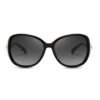 Lovely Trendy Gradient Lens Black Sunglasses 3