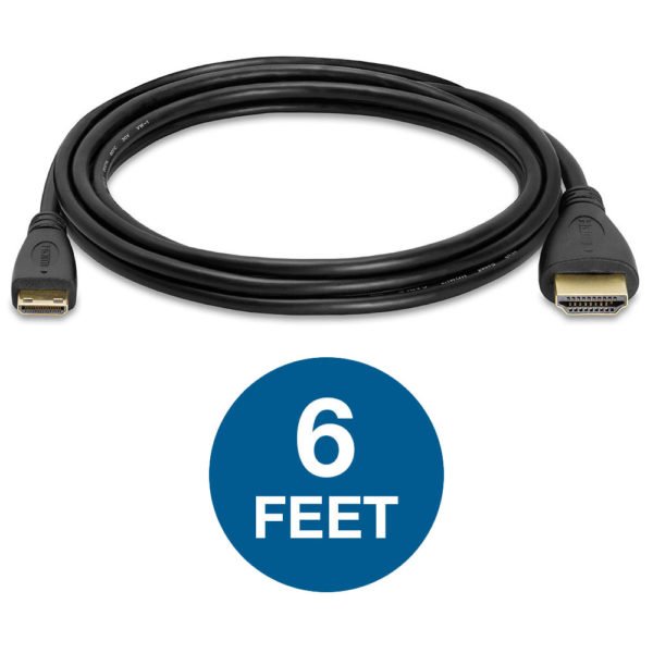 High-Speed Mini HDMI to HDMI Cable Adapter HDMI A to HDMI Mini Type C 4K HDMI Cable-IJC9 2