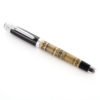 Silver Carve Ring Copper Fountain Pen with Push in Style Ink Converter 3