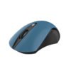 Silent Wireless Mouse 2.4G Ergonomic 1600DPI Optical Computer Mouse with USB Receiver for PC Laptop Blue 3