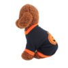 Pet Halloween Pumpkin Clothing Small Dog Clothing Knit Sweater black_XS 3