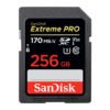 SanDisk Memory Card Extreme Pro SDHC/SDXC SD Card 256GB Class10 C10 U3 V30 UHS-I 4K Memory Card for Camera SDXXG 3