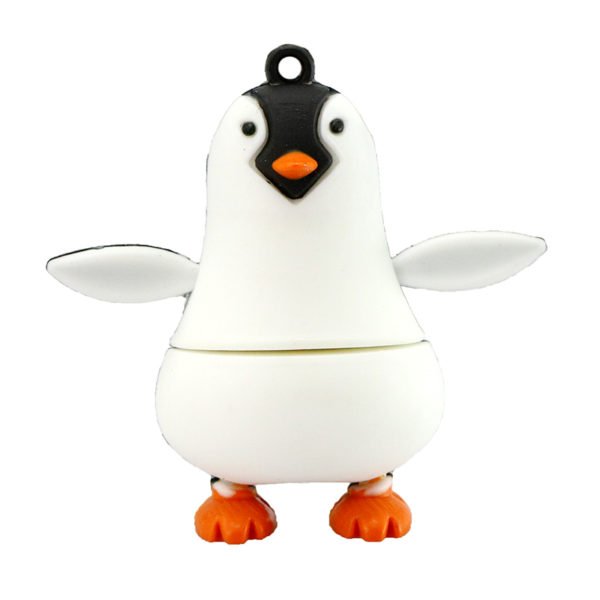 Flying Penguins Design USB Flash Drive U Disk USB 2.0 white_64G 2