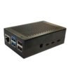 Fit For Raspberry Pi 4 Metal Enclosure Protective Box Shell Case black 3