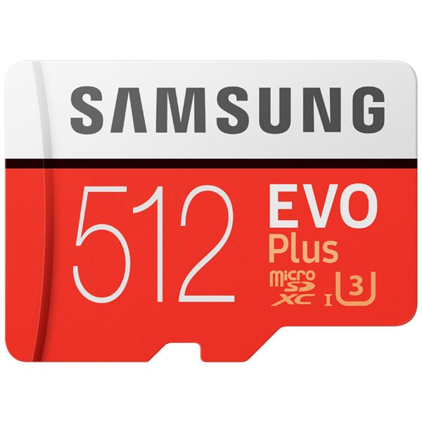 Samsung 512GB TF Card U3 4K EVO Upgrade+ Read Speed 100MB/s Write Speed 90MB/s Memory Card High-speed Stable Large Capacit - Red 2