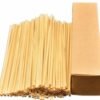 Eco Friendly Wholesale 20cm Natural Plant Compostable Wheat Straw Disposable Drinking Straw 3