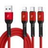 ICEBINGO Factory Price 3 in 1 Multi Function Charging Data Cable High Quality Adapter Cable For iPhone, type-C Use 3