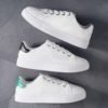 Wholesale Custom Sport Sneakers Lace-Up Casual Flat White Sneakers Women 3