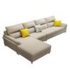 Modern living room furniture fabric corner sofa bed design luxury sectional sleeper sofa 3