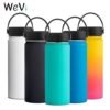 Leakproof stainless steel thermos double walled vacuum flask with rope handle 3