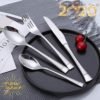 Stainless Steel Flatware set 24 pcs Cutlery set with Wooden Box 3