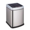 Factory direct eco-friendly touchless automatic sensor 9L garbage bins stainless steel trash can color silver waste bin 3