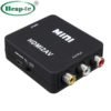 Mini HDMI to AV Converter 1080P HDMI2AV HD video Converter 3