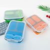 Custom Home Eco Friendly Collapsible Insulated 2 3 Compartment Tin Silicone Tiffin Food Storage Container Set Bento Lunch Box 3