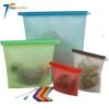 cheap Reusable versatile preservation container refrigerate silicone food storage bag 3