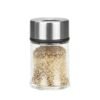 18/8 Stainless steel PP cap salt and pepper shaker with 70ml glass jar 3