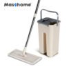 MAasthom Flat Quick Clean Mop 360 microfiber Telescopic Floor duster Cleaning water squeeze Mop bucket with Home dry and wet mop 3