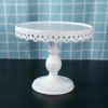 12" round lace metal wedding cupcake stand iron cake display stand 3