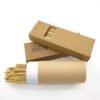wholesale 20cm biodegradable natural wheat drinking straws 3