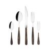 Yifan Founder Tableware Inox Amazon Hot Stainless Steel Silverware Flatware Knife and Fork Set with Wooden Handle 3