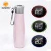 Reminder Drink Cup Rechargeable Vacuum Insulated Stainless Steel Cap Temperature Display Smart Water Bottle 3