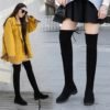 Winter Over The Knee Long Boots Women Stretch Fabric Thigh High Sexy Shoes 3