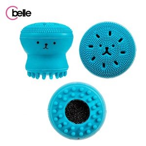 Super Soft Silicone Face Wash Cleanser Brush Massage Exfoliante Facial Cleansing Octopus Face Washing Brush 2
