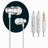 Wired earphone with mic Volume Control Noise Isolating braided wire earphone in ear Compatible Android IOS, perfume earphone 3