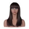 New Arrival Cheap Synthetic Wigs Colorful Straight Synthetic Wigs Lace Front With Bangs 3