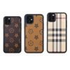 New Hot Selling for iPhone 11 Luxury Leather Back Cover Fashion Phone Case with Classic Designs 3