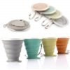 Multifunctional Outdoor High Quality Collapsible Coffee Cup Foldable Silicone Cup 3